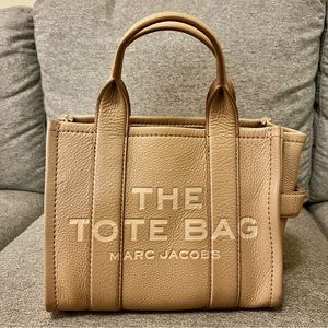 Marc Jacobs The Leather Mini Tote Bag in Twine